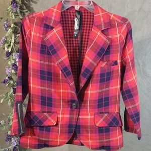 Priorities Plaid Jacket/Blaser